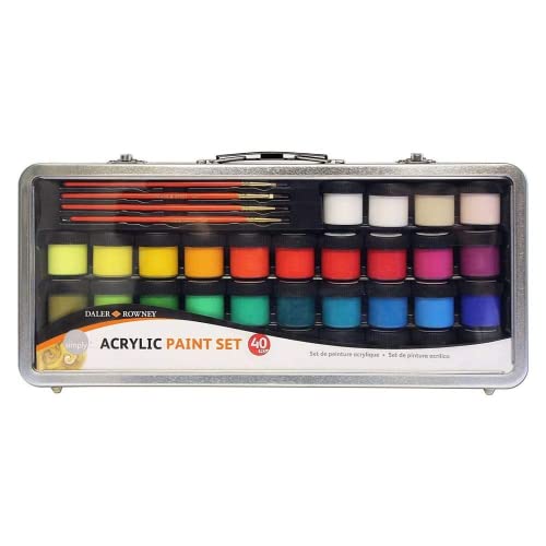 Simply Acryl-Box-Set, transparent, 40 Stück Simply Acryl-Box-Set, transparent, 40 Stück von Daler Rowney