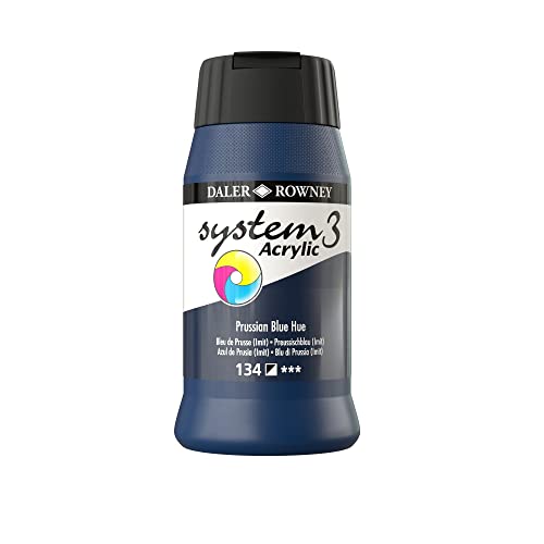 System 3 Acrylfarben, 500ml, Prussian Blue [Spielzeug] von Daler Rowney