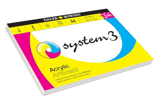 System3 Zeichenblock, A4, 10SH System3 Zeichenblock, A4, 10SH von Daler Rowney