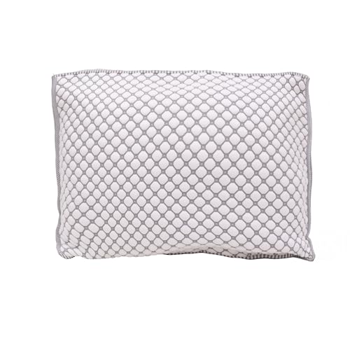 Dalisa Kissenbezug – Iceberg – 2er-Pack – kühlendes 3D-Strickgewebe mit Luftstromblasen – atmungsaktiv, kein Schweiß, weich – versteckter Reißverschluss (Weiß/Grün, 50 x 66 cm) von Dalisa