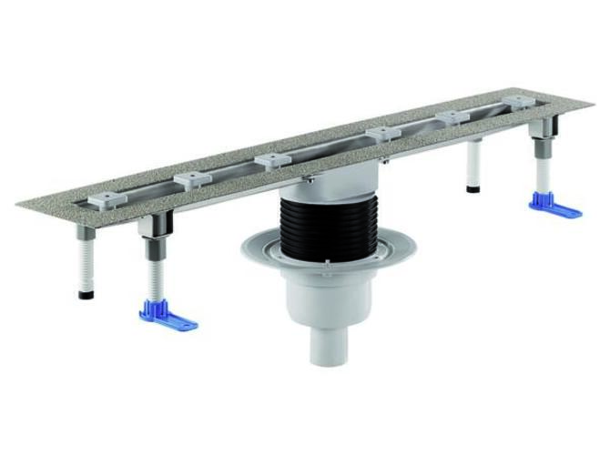 DALLMER Duschrinne CeraLine senkrecht F, 600mm, DN 50 Bauhöhe 110mm, 521613 von Dallmer