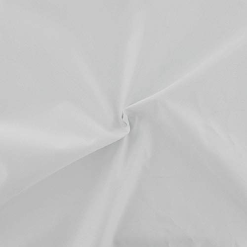 Dalston Mill Fabrics BOL239-1-L11 Verdunkelungsvorhang mit Thermoisolierung, weiß, 11m von Dalston Mill Fabrics
