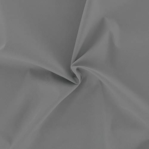 Dalston Mill Fabrics BOL239-4-L10 Verdunkelungsvorhang mit Thermoisolierung, grau, 10 m von Dalston Mill Fabrics