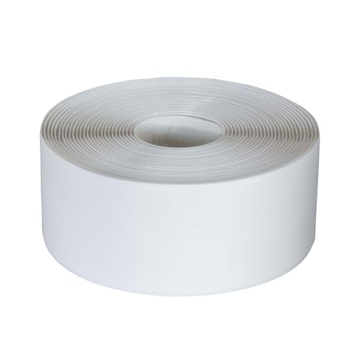 Dalsys 5m Dichtungsband selbstklebend wasserdicht Weiß 1,8x1,8cm, Kantenschutz selbstklebend, geeignet für Bad, Küche, Fenster von Dalsys