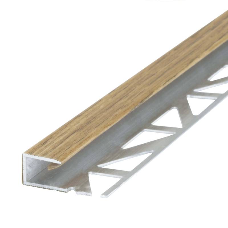 Dalsys Abschlussprofil 100cm Aluminium Eiche Abschlussleiste von Dalsys