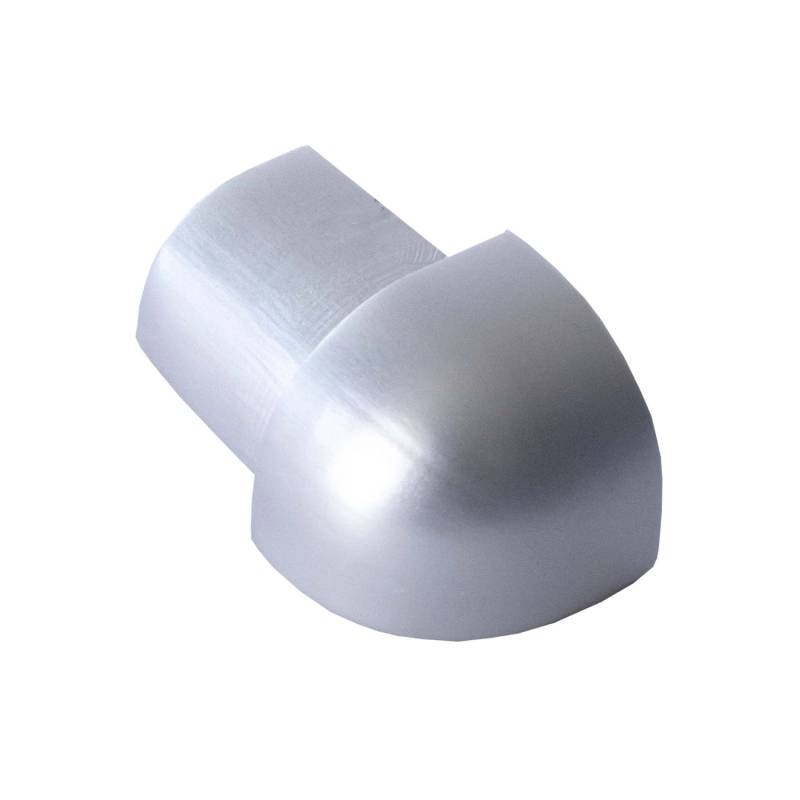 Dalsys Außeneck Fliesenschiene Viertelkreis 10mm Aluminium Chrome von Dalsys