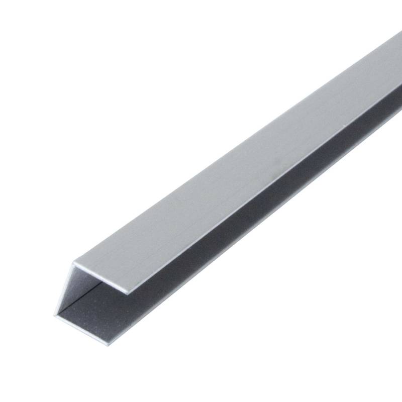 Dalsys Fliesenschiene U-Profil 2,5m x 10mm Edelstahl Poliert von Dalsys