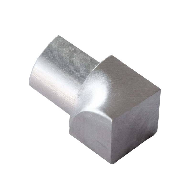 Dalsys Inneneck Fliesenschiene Viertelkreis 8mm Edelstahl Gebürstet von Dalsys