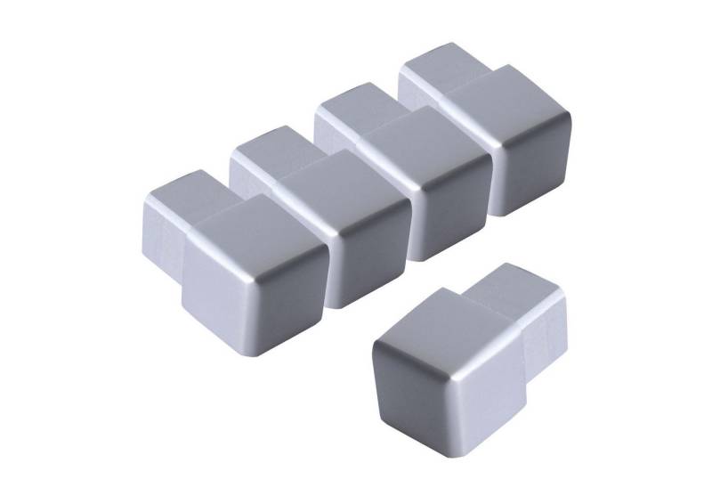 Dalsys Profil (Endstück für Fliesenschiene Quadratprofil Aluminium (eloxiert), 5-St), Fliesenprofil von Dalsys