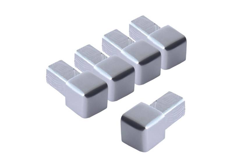 Dalsys Profil (Endstück für Fliesenschiene Quadratprofil Aluminium (eloxiert), 5-St), Fliesenprofil von Dalsys