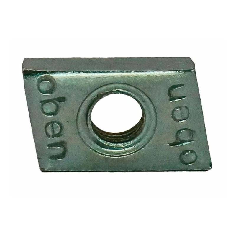 Dalsys Schiebemutter Gewinde 100x M8 27-18/28-30 Stahl Verzinkt Silber von Dalsys