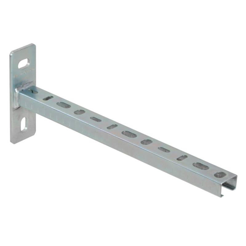 Dalsys Schienenkonsole 25x 32cm 28/30 Stahl Verzinkt Silber Wandausleger von Dalsys