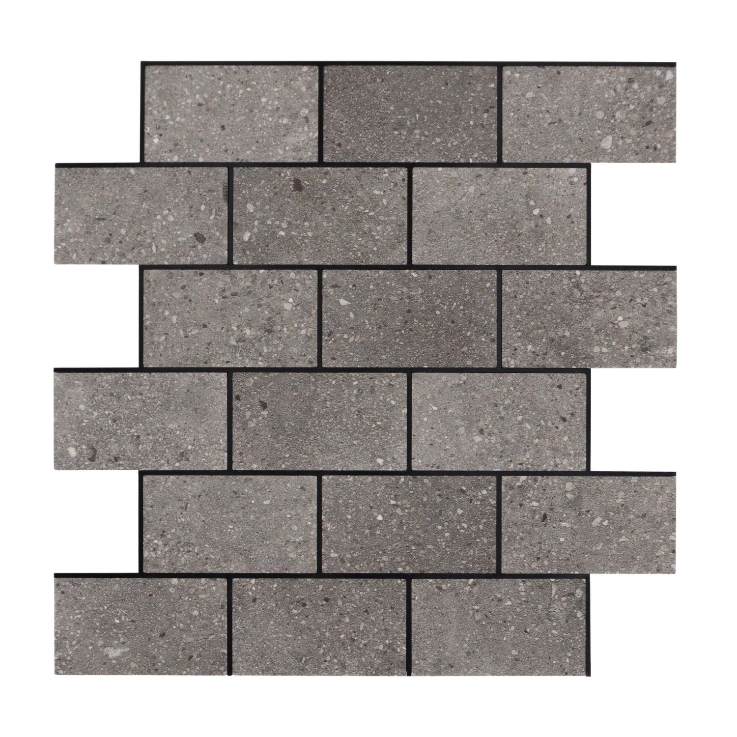 Dalsys Selbstklebende Fliesen 0,87m² 11 Stück Steinoptik Natur Grau Dalsys Selbstklebende Fliesen 0,87m² 11 Stück Steinoptik Natur Grau von Dalsys