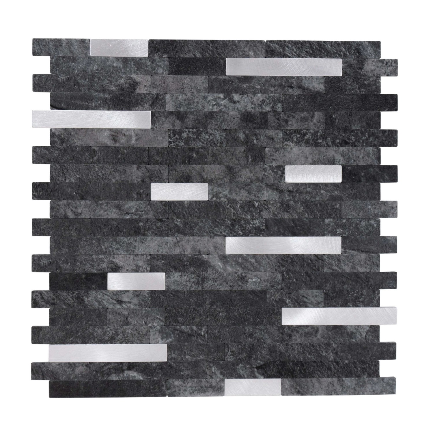 Dalsys Selbstklebende Fliesen 1m² 11 Stück Stein- Marmoroptik Anthrazit Silber Dalsys Selbstklebende Fliesen 1m² 11 Stück Stein- Marmoroptik Anthrazit Silber von Dalsys