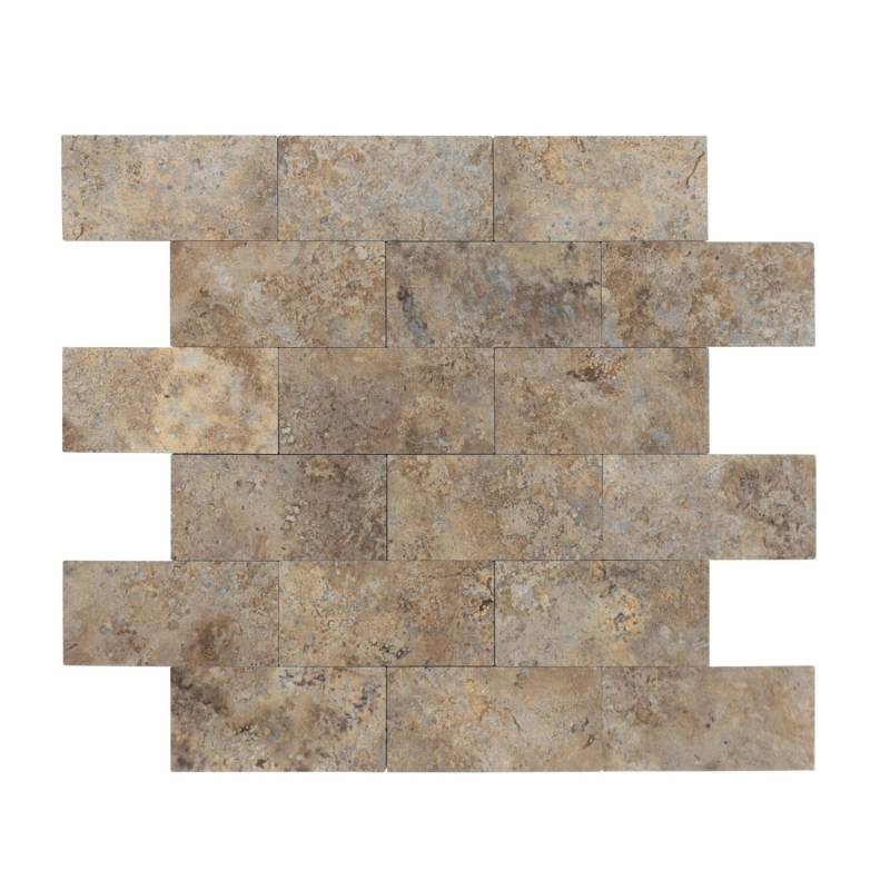 Dalsys Selbstklebende Fliesen 1m² 11 Stück Stein- Marmoroptik Beige von Dalsys
