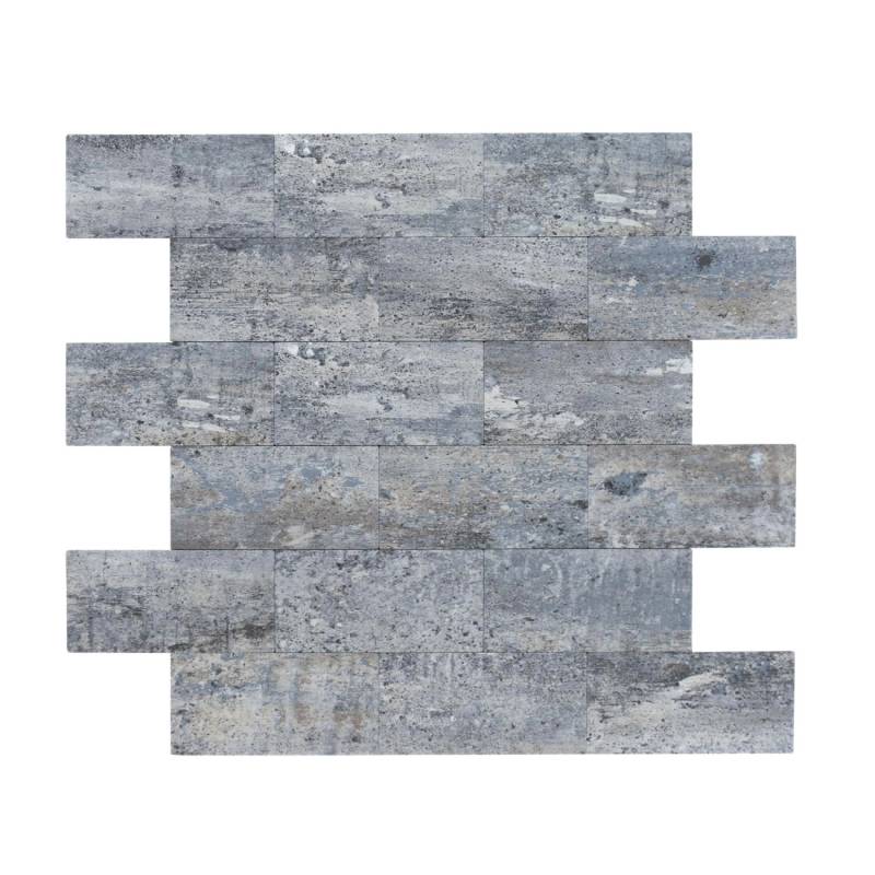 Dalsys Selbstklebende Fliesen 1m² 11 Stück Stein- Marmoroptik Blaugrau von Dalsys
