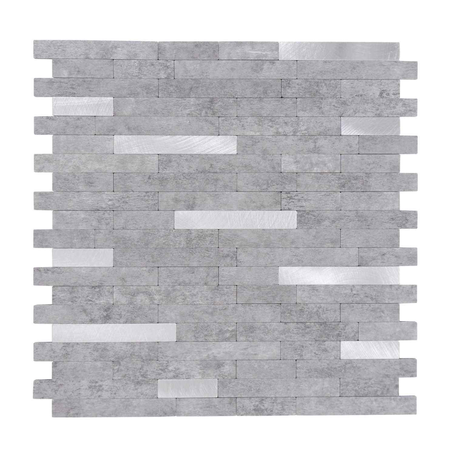 Dalsys Selbstklebende Fliesen 1m² 11 Stück Stein- Marmoroptik Hellgrau Silber Dalsys Selbstklebende Fliesen 1m² 11 Stück Stein- Marmoroptik Hellgrau Silber von Dalsys