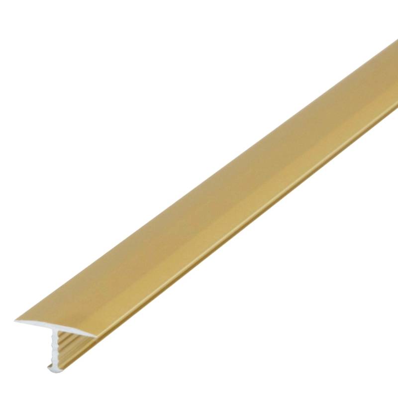 Dalsys T-Profil Übergangsschiene 100cm x 13mm Aluminium Gold von Dalsys