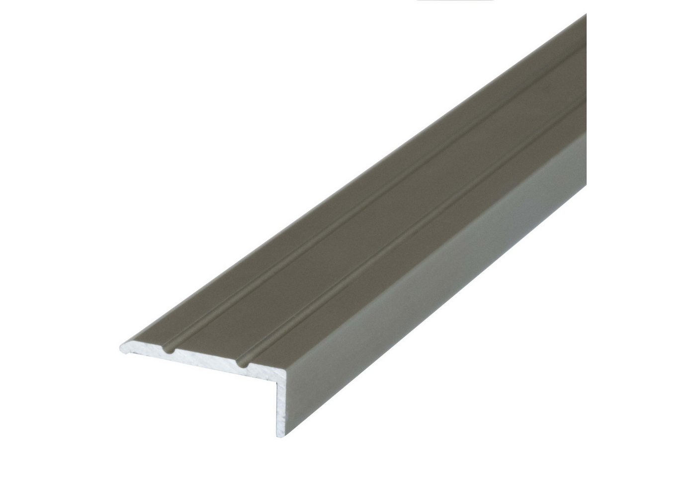 Dalsys Treppenkantenprofil (Treppenkantenprofil Vinyl, Laminat, selbstklebend, 1-St), Winkelprofil aus Aluminium eloxiert von Dalsys