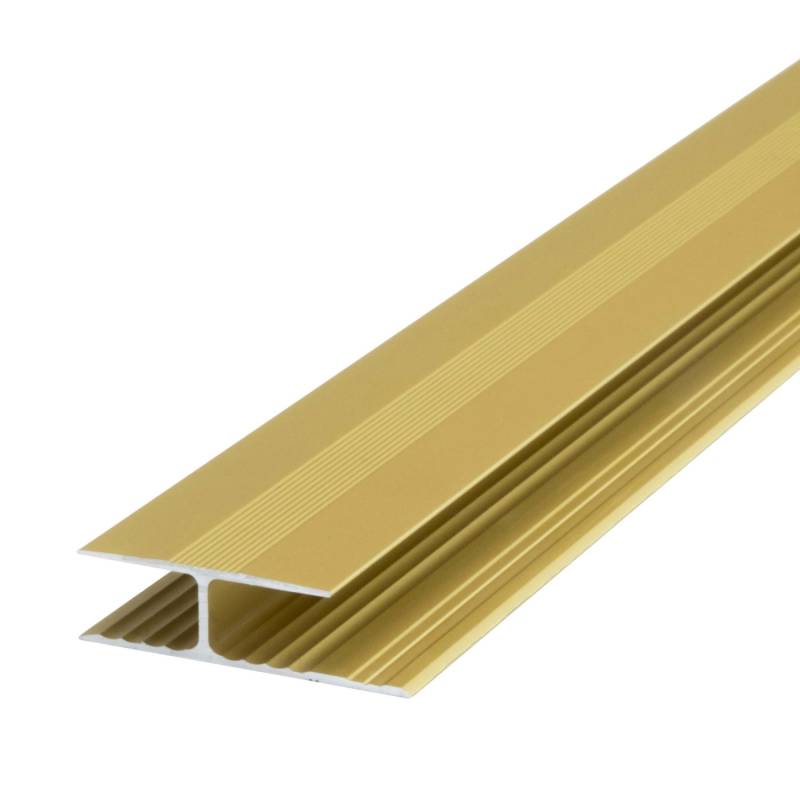 Dalsys Übergangsprofil 200cm x 2,9cm Alu Verbindungsprofil Gold von Dalsys