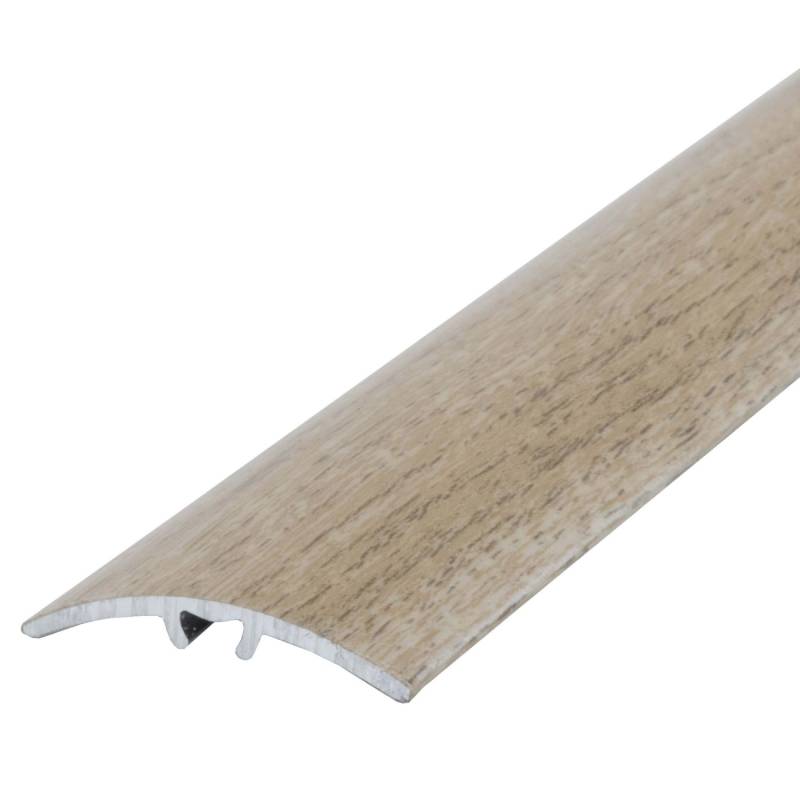 Dalsys Übergangsprofil 90cm x 40mm Aluminium Eiche Hell Bodenleiste von Dalsys
