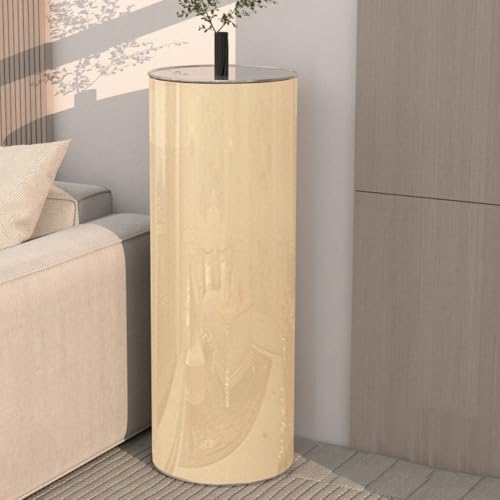 Dalumian Drehbarer Schuhregal-Organizer mit 7 Ebenen, Eckschuhschrank, vertikaler Drehturm, verstellbare Trennwände, Schuhaufbewahrungsregal für den Eingangsbereich des Schlafzimmerschranks(C,40cm) von Dalumian