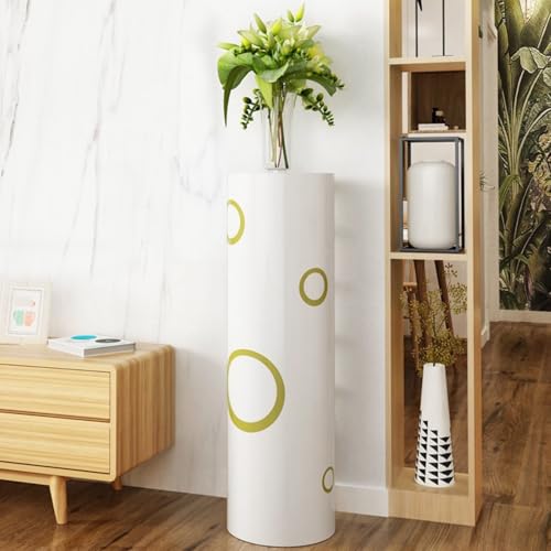 Dalumian Drehbarer Schuhregal-Organizer mit 7 Ebenen, Eckschuhschrank, vertikaler Drehturm, verstellbare Trennwände, Schuhaufbewahrungsregal für den Eingangsbereich des Schlafzimmerschranks(D,32cm) von Dalumian