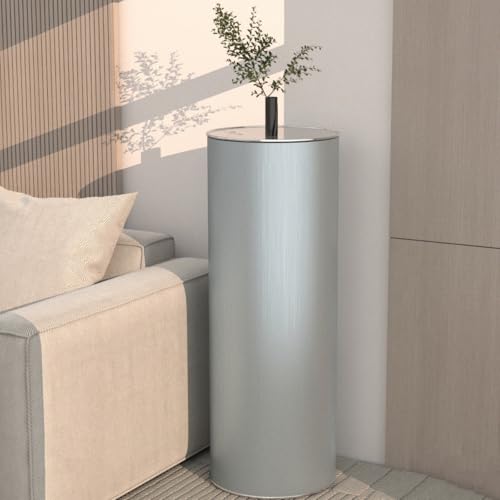 Freistehende Schuhaufbewahrung, moderner, runder, um 360 ° drehbarer Schuhschrank, Lazy Susan-Schuhaufbewahrungs-Organizer für das Wohnzimmer vertikale Handtaschen-Drehschuhschrank(B,6-Tier) von Dalumian
