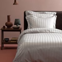 damai Bettwäsche "Streifsatin", (2 tlg.), in Mako Satin Qualität, 100% Baumwolle, Bett- und Kopfkissenbezug mit Reißverschluss, kühlende Sommerbettwäsche, ganzjährig einsetzbar von Damai