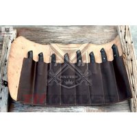 Wunderschönes Twist Muster Voll Tang Damaskus Stahl Küchen Steak Messer, Widder Horn Griff, 8 Stück Handgeschmiedet Set Wunderschönes Twist Muster Voll Tang Damaskus Stahl Küchen Steak Messer, Widder Horn Griff, 8 Stück Handgeschmiedet Set von DamascusCanada