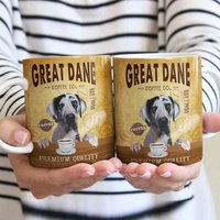 Dogge Kaffeetasse, Vintage Tasse, Papa, Mama Becher, Hundeliebhaber Geschenk, Bestes Geschenk von DamianGoods