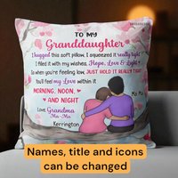 Für Meine Enkelin Benutzerdefinierte Namen Kissen, Personalisierte Familiennamen Ferngeschenk, Omas Kissen Mit Enkelkindern Für Meine Enkelin Benutzerdefinierte Namen Kissen, Personalisierte Familiennamen Ferngeschenk, Omas Kissen Mit Enkelkindern von DamianGoods