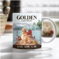 Golden Retriever Hund Coffee Company Becher, Vintage Hundebecher, Geschenk Für Hundeliebhaber, Papa, Mama Geschenk, Bestes Freund von DamianGoods