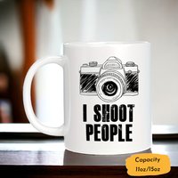 Ich Schieße Menschen Kaffeetasse, Lustige Fotografen Tasse, Geschenke Für Fotografen, Kamera Fotograf Kamera, Fotografie Tasse von DamianGoods