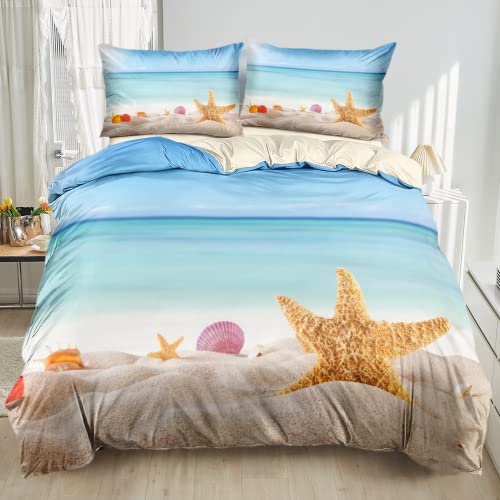 Damier Bettwäsche Meer 155x220cm Hawaiian Strand 3D-Digitaldruck Bedrucktes Bettbezug Set 3 teilig Mikrofaser Deckenbezug mit Reißverschluss und 2 Kissenbezüge 80 x 80 cm Damier Bettwäsche Meer 155x220cm Hawaiian Strand 3D-Digitaldruck Bedrucktes Bettbezug Set 3 teilig Mikrofaser Deckenbezug mit Reißverschluss und 2 Kissenbezüge 80 x 80 cm von Damier