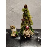 Weihnachtswichtel, Tannenzapfenwichtel, Weihnachten, Mitbringsel, Geschenk, Adventszeit, Advent, Wohndeko von Damkoer