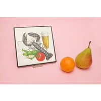 Vintage Retro Dekor Fliese Gerahmt Mit Hummer Motiv Stilleben Wessel Keramik Ref. 218 Vintage Retro Dekor Fliese Gerahmt Mit Hummer Motiv Stilleben Wessel Keramik Ref. 218 von DamnNiceStuff