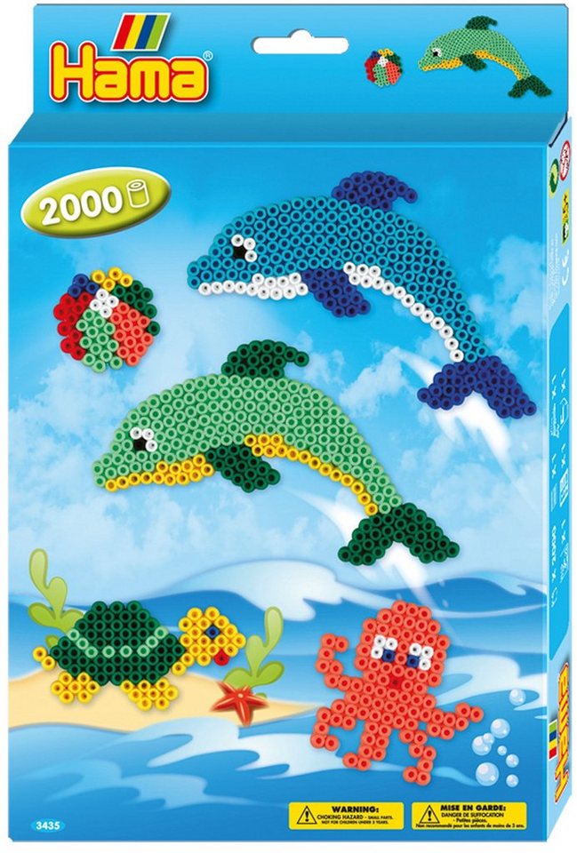 Dan Import Bügelperlen Bügelperlen 3435 HAMA Geschenkpackung Delfine von Dan Import