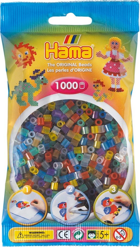 Dan Import Bügelperlen HAMA Bügelperlen Perlenbeutel 1000 Stück verschiedene Farben Dan Import Bügelperlen HAMA Bügelperlen Perlenbeutel 1000 Stück verschiedene Farben von Dan Import
