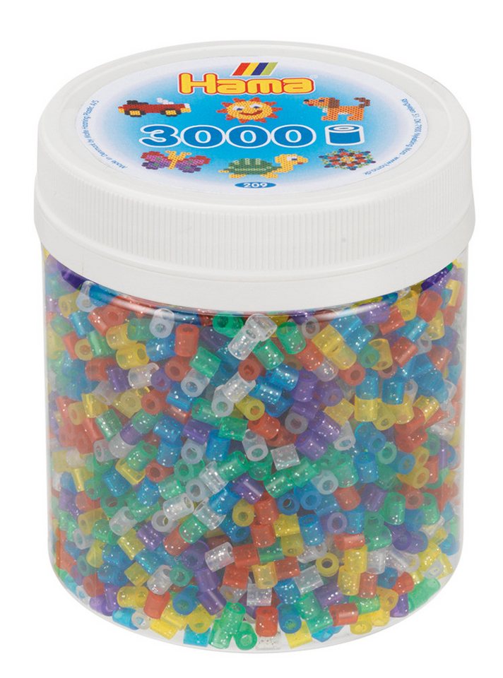 Dan Import Bügelperlen Hama Bügelperlen Glitter Mix 3000 Stück Dose Dan Import Bügelperlen Hama Bügelperlen Glitter Mix 3000 Stück Dose von Dan Import