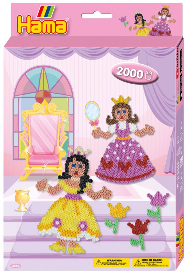 Dan Import Bügelperlen Hama Bügelperlen Prinzessin 2000 Stück Geschenkpackung von Dan Import