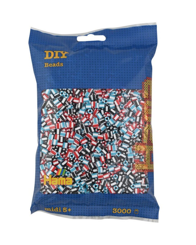 Dan Import Bügelperlen Hama Bügelperlen gestreift 3 Versionen 3000 Stück Beutel Dan Import Bügelperlen Hama Bügelperlen gestreift 3 Versionen 3000 Stück Beutel von Dan Import