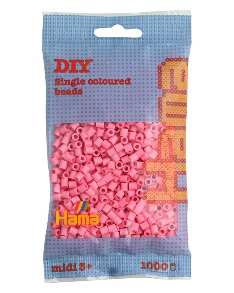 Dan Import Bügelperlen Hama Bügelperlen hellrot 1000 Stück Beutel von Dan Import