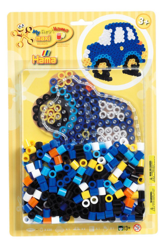 Dan Import Bügelperlen Hama Bügelperlen maxi Auto 250 Stück Blister von Dan Import