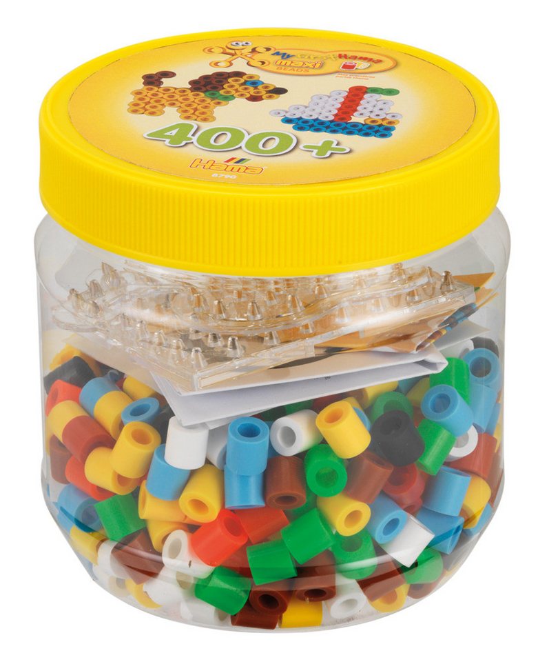 Dan Import Bügelperlen Hama Bügelperlen maxi mit Stiftplatten gelb 400 Stück Dose Dan Import Bügelperlen Hama Bügelperlen maxi mit Stiftplatten gelb 400 Stück Dose von Dan Import