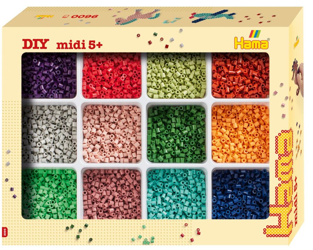 Dan Import Bügelperlen Hama Bügelperlen midi Sortierbox gefüllt 12 Farben 9000 Stück Dan Import Bügelperlen Hama Bügelperlen midi Sortierbox gefüllt 12 Farben 9000 Stück von Dan Import