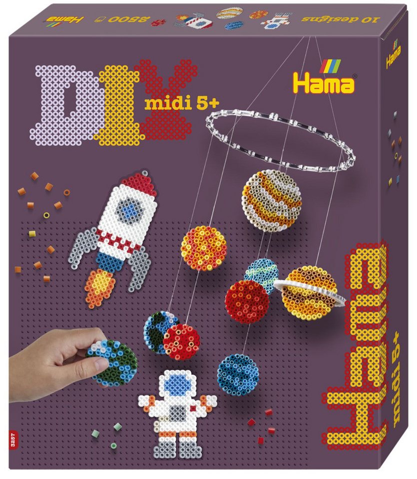 Dan Import Bügelperlen Hama Bügelperlen midi Weltraum 2500 Stück Geschenkpackung Dan Import Bügelperlen Hama Bügelperlen midi Weltraum 2500 Stück Geschenkpackung von Dan Import