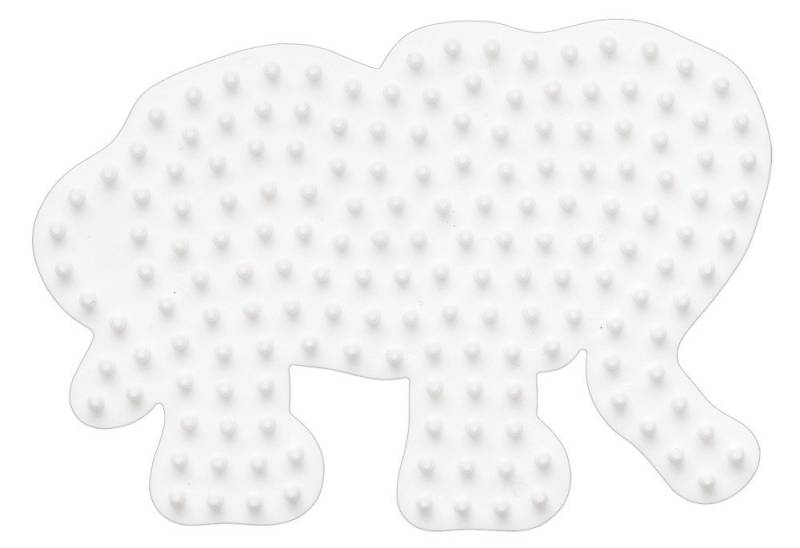 Dan Import Bügelperlen Hama Stiftplatte kleiner Elefant von Dan Import