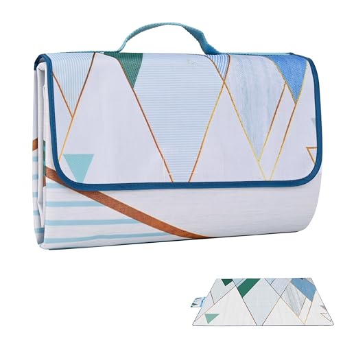 Picknickdecke, Faltbare wasserdichte Sandmatte, 150 x 200CM Extra große Picknickdecke, Outdoor Matte Stranddecke für Camping Wandern Reisen Familie Konzerte von DanCoom