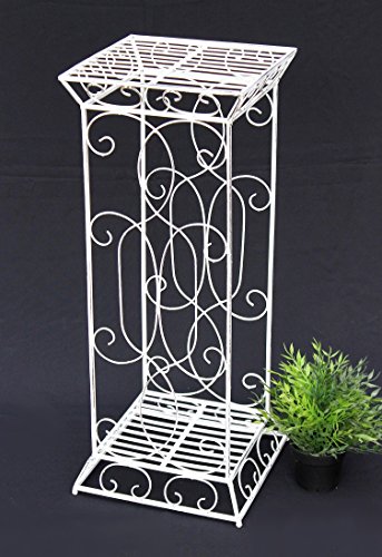 DanDiBo Blumenhocker Metall Weiß Eckig 77 cm Blumenständer 20304 Blumensäule DanDiBo Blumenhocker Metall Weiß Eckig 77 cm Blumenständer 20304 Blumensäule von DanDiBo